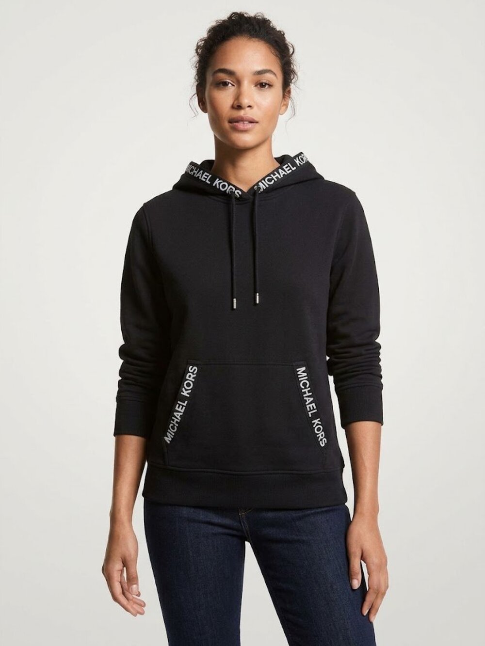 Michael Kors Black Logo Hoodie XL
